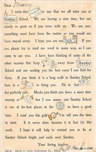 We missed you at Sunday School. Puzzle 1907 