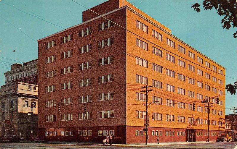 Huntington West Virginia WV c1960 Postcard GSA Federal Office Building