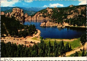 USA The Black Hills Sylvan Lake South Dakota Vintage Postcard BS21