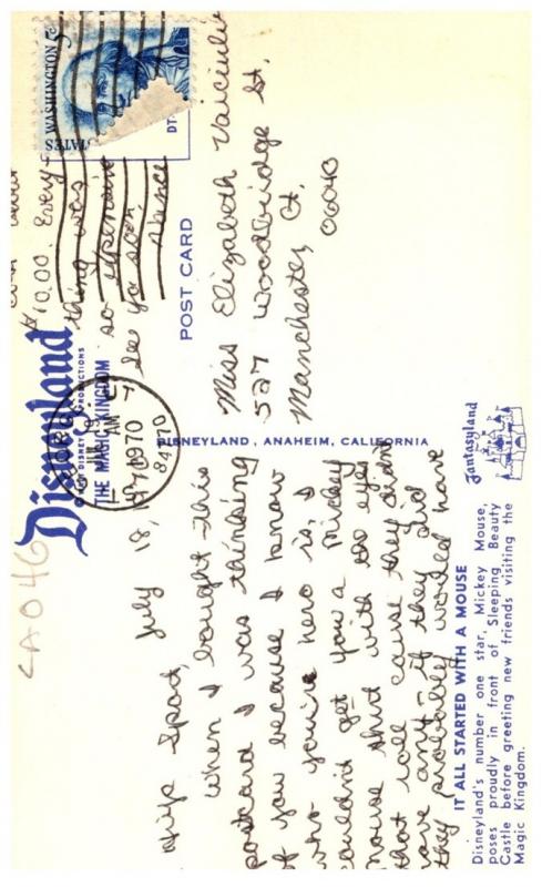 California Disneyland , it all started with a Mouse