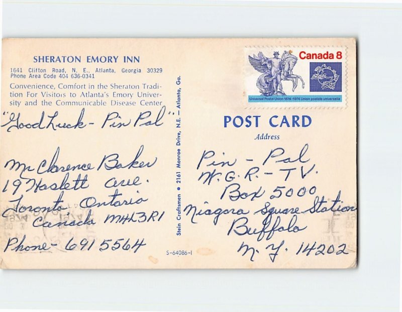 Q-46187 Sheraton Emory Inn Atlanta Georgia USA
