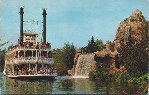 The Mark Twain Steamboat Disneyland Chrome Postcard C079