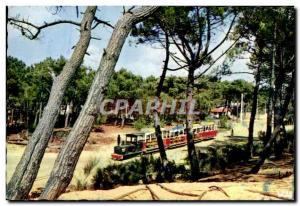 Postcard Modern Basin D Arcachon Pett Train Cap Ferret