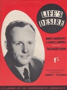 Life's Desire Jimmy Young 1940s Sheet Music