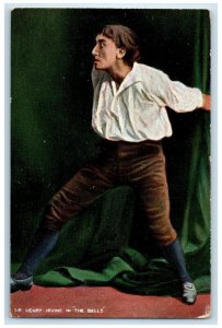 c1910's Sir Henry Irving In The Bells Theater Oilette Tuck's Antique Postcard