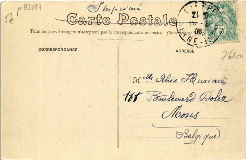 CPA Dieppe Le départ du Paquebot (993181)