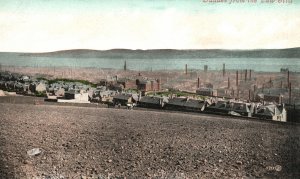 Vintage Postcard 1910's Sea Mountains Houses Buildings