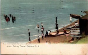 Postcard NJ Bayonne Bathing Scene Publ. The Rotograph Co. No. G6600 1907 M30