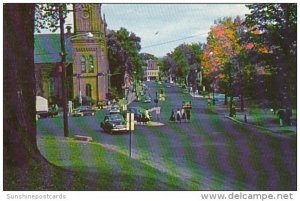 View Down Main Street Northampton Massachusetts