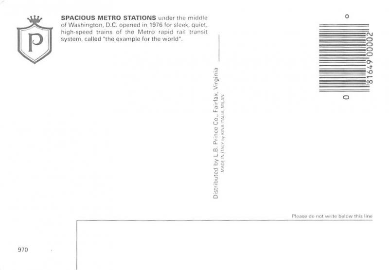 Spacious Metro Stations - Washington, DC