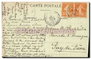 Old Postcard La Roche sur Yon (Vendee) Place de la Prefecture