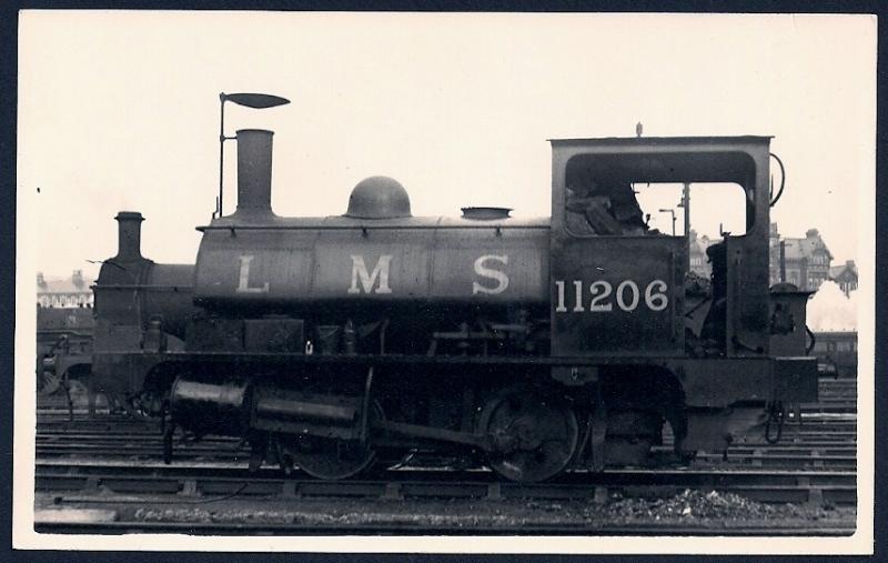 LONDON MIDLAND SCOTTS Railroad Locomotive #11206 RPPC unused