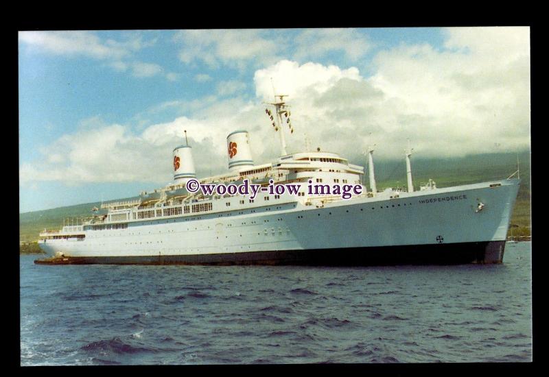 SIM0394 - American Hawaii Cruises Liner , Independence , built 1950 - postcard 