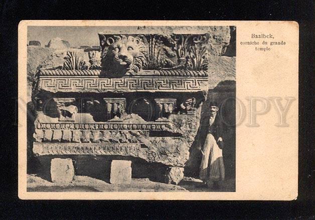 034347 SYRIA BAALBEK turkish man near temple Vintage