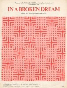 Python Lee Jackson In A Broken Dream Sheet Music