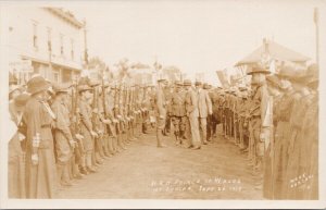 Duncan BC HRH Prince of Wales Visit 1919 Cadets ?? Unused Monk RPPC Postcard H60