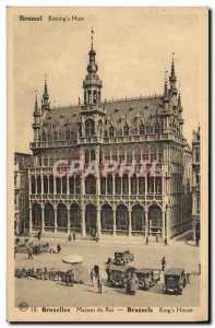 Brussels Old Postcard King's House