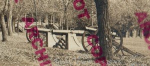 Fort Riley KANSAS RPPC c1910 ARTILLERY Cannons PARADE GROUND nr Manhattan KS