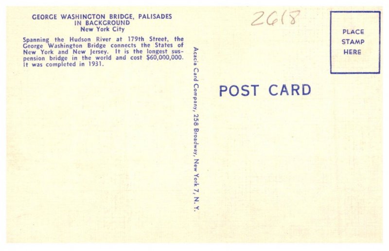 New York City  George Washington Bridge