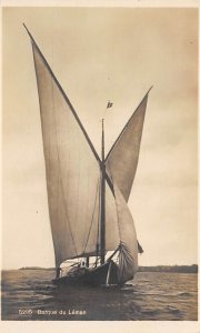 Sailboat Barque du Leman Real Photo Sailboat Barque du Leman Real Photo