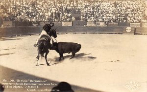 El viejo Berrinches, Bullfighting Real Photo Unused 