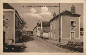 CPA Ury - Route de la Chapelle-la-Reine (120506)