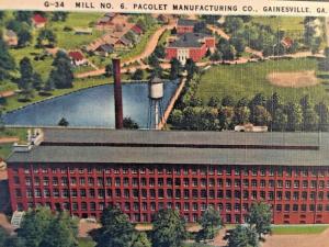 Postcard Mill # 6 Pacolet Manufacturing Co., Gainesville, GA.   Y7