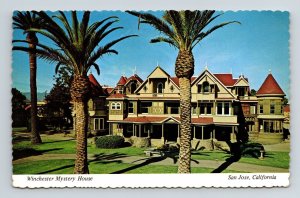 San Jose California Winchester Mystery House Historic Landmark Chrome Postcard 