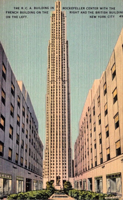 New York City Rockefeller Center R C A Building