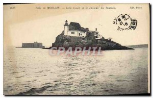 Old Postcard Bay of Morlaix Louet Island and the Castle of Taurus