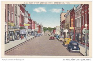 Tennessee Greeneville Main Street Looking North