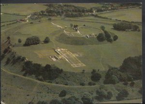 Wiltshire Postcard - Aerial View of Old Sarum  LC6322