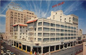 Phoenix Arizona 1950s Postcard Hotel Adams Sky Pool & Patio