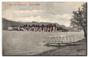 Italy - Italy - Lago Maggiore -Verbano - Lake -iso Bela -Boat - Old Postcard