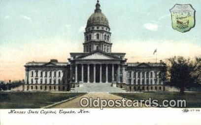 Topeka, Kansas, KS State Capital USA Unused light wear