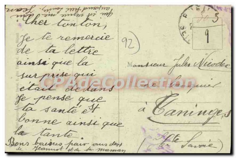 Postcard Old School St Nicolas Rueil Buzenval by The Chateau Chapel