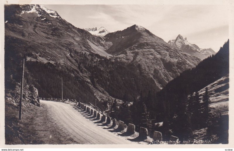 RP; TIROL, Austria, 1920s; Arlbergstrasse Mit Patteriol