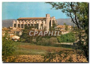 Postcard Modern Landscape Provencal St Maximin la Sainte Baume Var Basilica l...