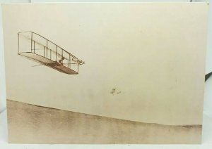 Vintage Repro Postcard Wilbur Wrights First Flight