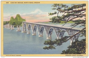 NORTH BEND, Oregon; Coos Bay Bridge, 30-40s