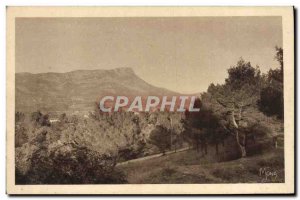 Old Postcard Toulon Mont Coudon inside view of Cape Brown heights