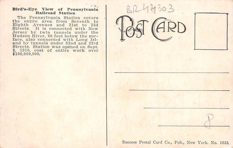 BR44303 PRR Station new york usa