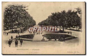 Old Postcard Montpellier L & # 39esplanade