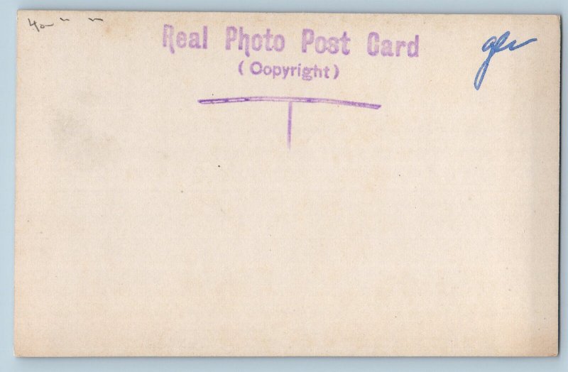 New Zealand Postcard Hot Waterfalls Wairakei c1910 Unposted Antique RPPC Photo