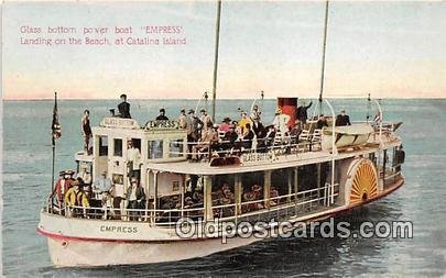 Glass Bottom Power Boat Empress Catalina Island, CA Ship Unused 