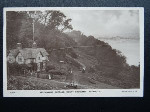 Devon PLYMOUTH Mount Edgecombe BEECHWOOD COTTAGE c1909 RP Postcard by Rotary