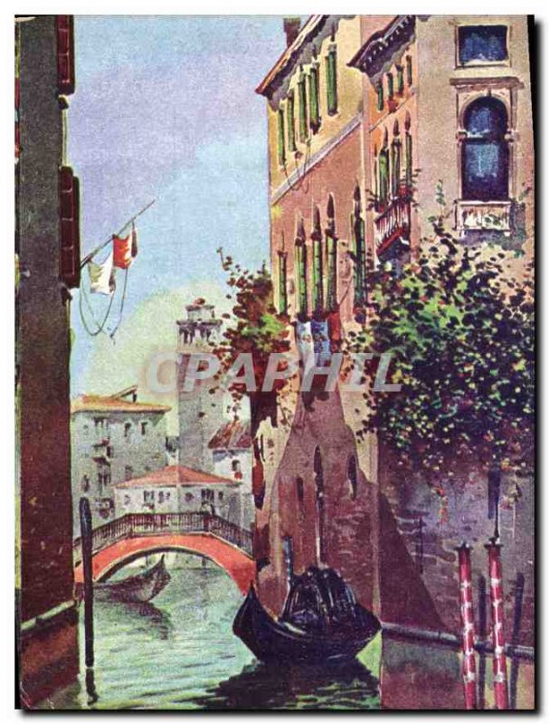 Postcard Old Venice Ponte del Mondo Nuovo