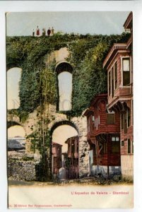 425991 TURKEY Constantinople Stamboul Valens aqueduct Vintage postcard