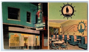 Tallahassee Florida Postcard Seven Seas South Monroe Street 1940 Vintage Antique