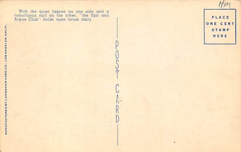 Lagoon and Surf Bathing Long Beach CA